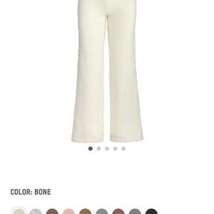 SKIMS cozy knit pant, Bone Color, never worn with tags
